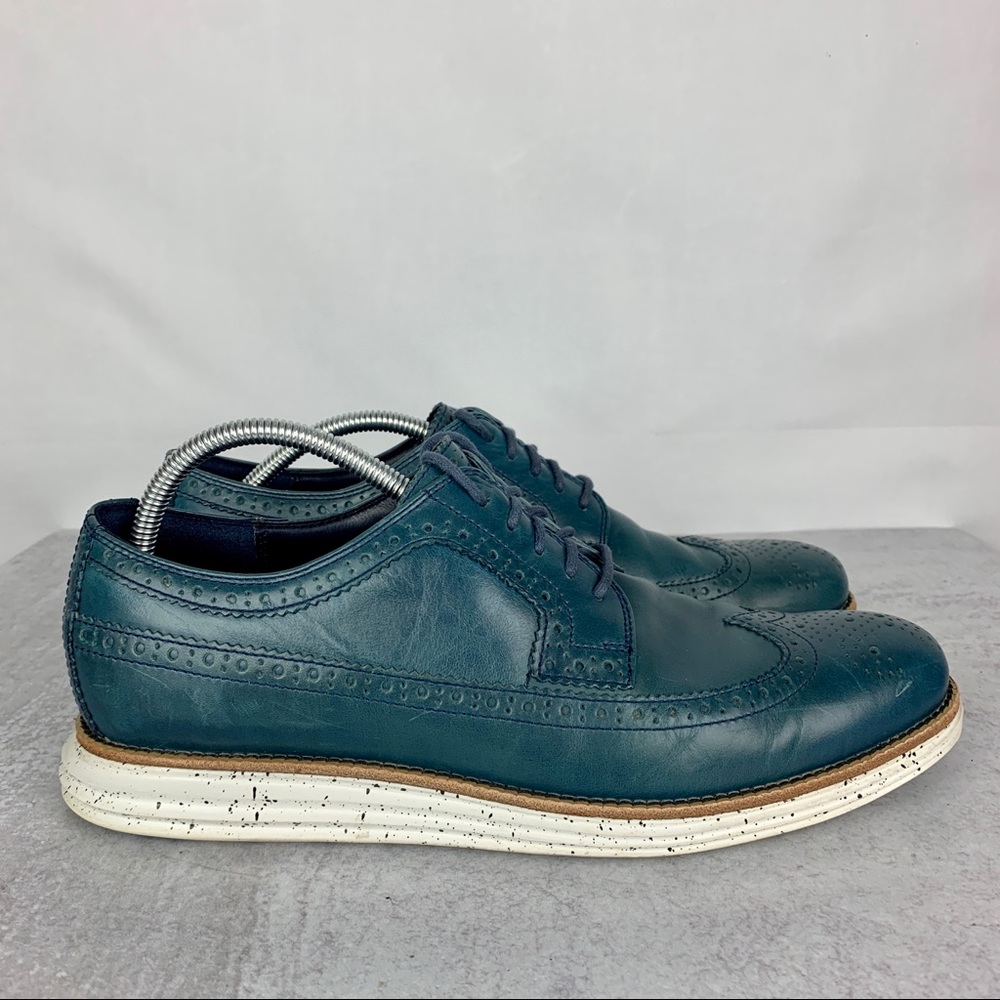 Cole Haan Lunargrand Size 10.5 Long Wingtip Oxford